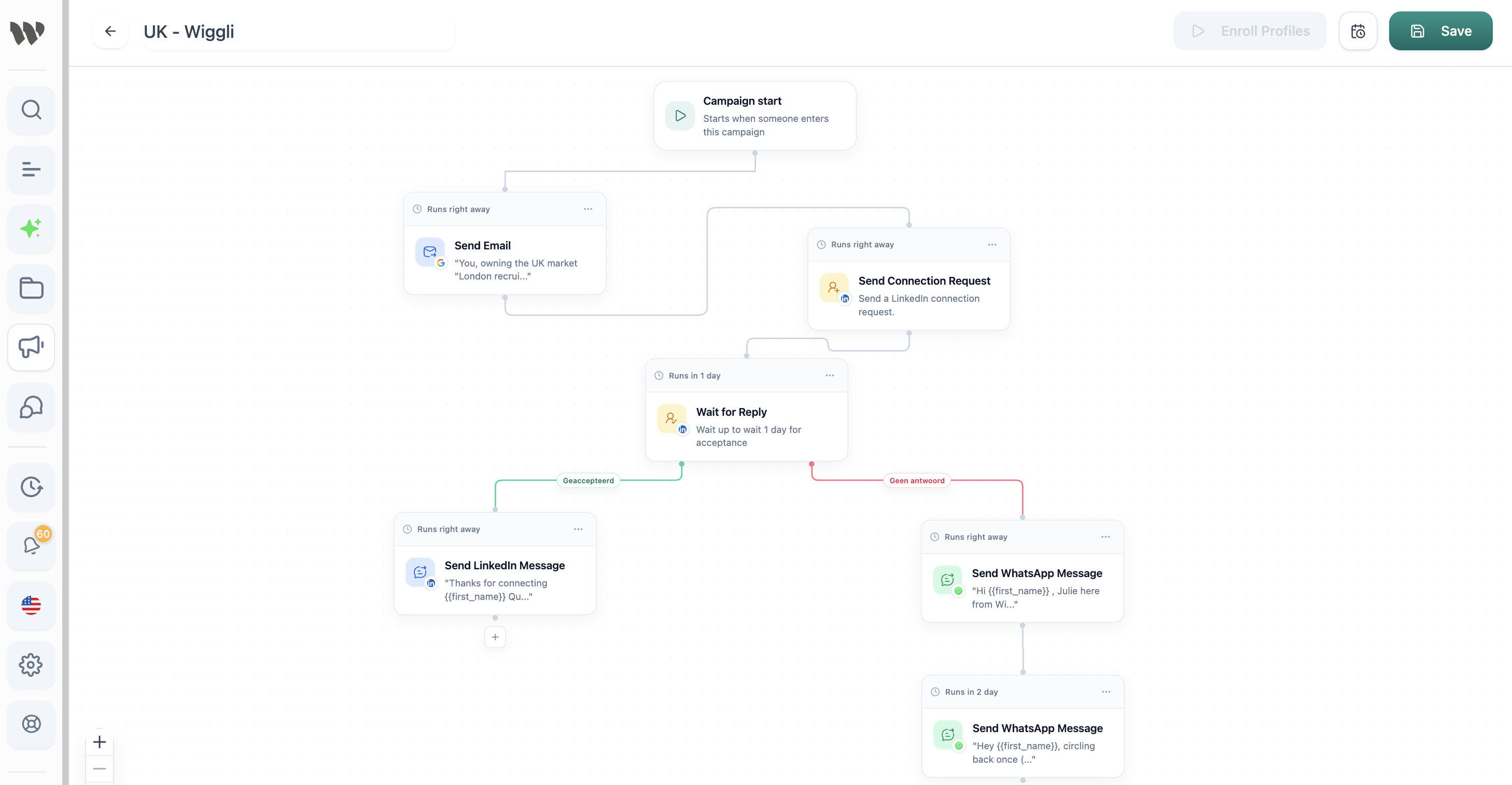 Recruiter dashboard homepage screenshot